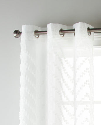 Adeline Sheer Grommet Curtains Set of 2