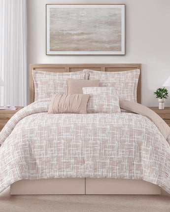 Cheyne 7 Piece Jacquard Comforter Set