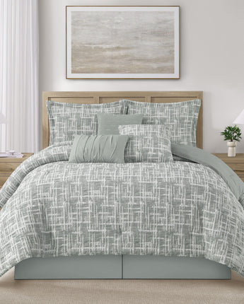 Cheyne 7 Piece Jacquard Comforter Set