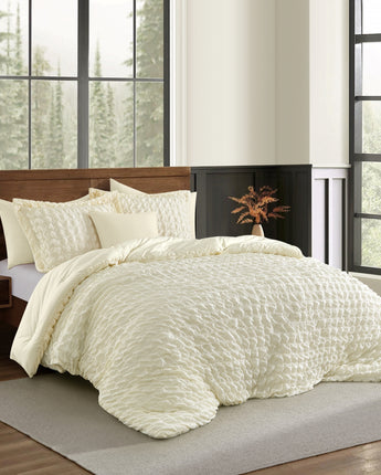 Dolton 2/3 Pieces Seersucker Microfiber Comforter Set