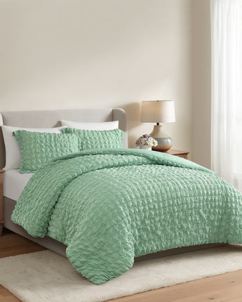 Dolton 2/3 Pieces Seersucker Microfiber Comforter Set
