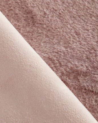 Emaline Faux Rabbit Fur Rug, Indoors, 30" x 46"