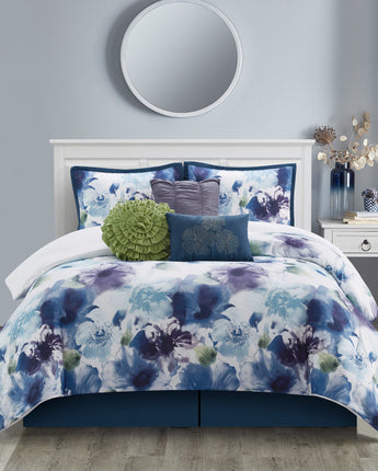 Eyla Floral 7 Piece Comforter Set