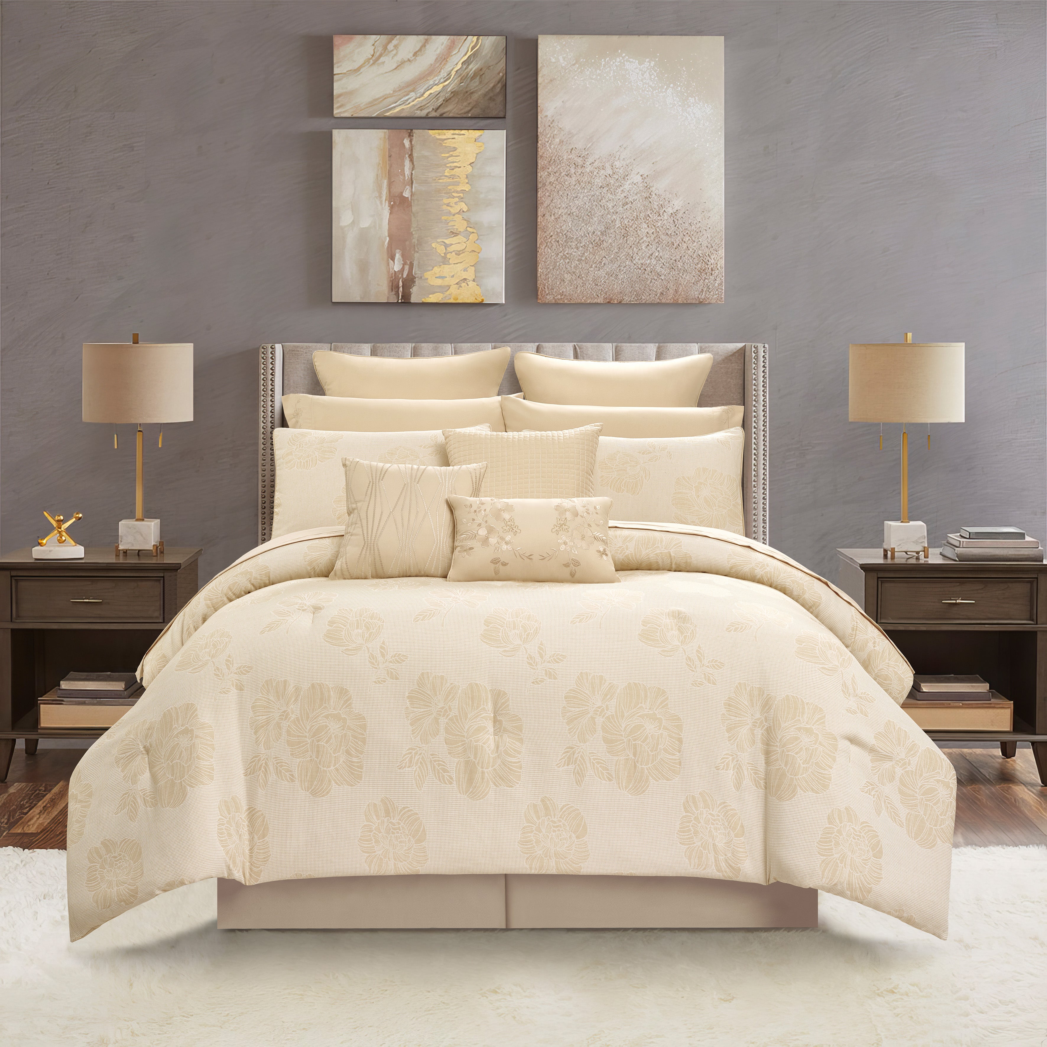 Feruz Rang Feruza 13 Piece Comforter Set – Nanshing Home