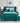 Juliana Floral 7-Piece Comforter Set, Teal/Grey