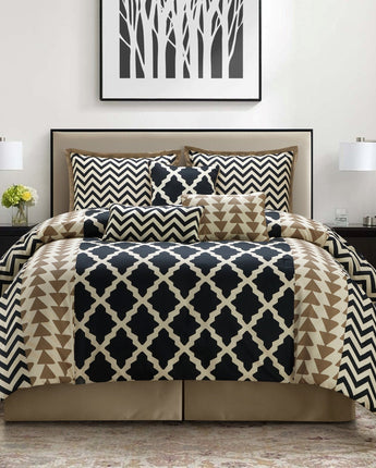 Jolene Reversible 7 Piece Comforter Set