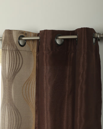 Kath Light Filtering Grommet Curtains Set of 2