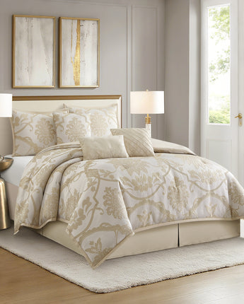 Madden 7 Pieces Jacquard Comforter Set