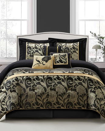 Mollybee 7-Piece Floral Comforter Set
