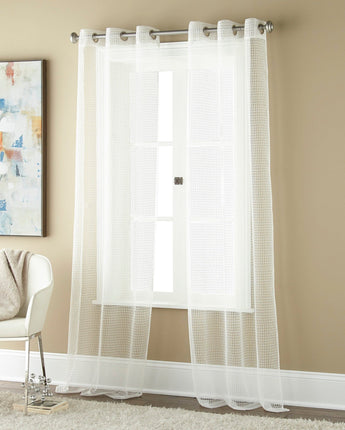 Nathan Grommet Sheer Window Curtains Set of 2