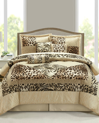 Tucson Animal Print 7-Piece Comforter Set