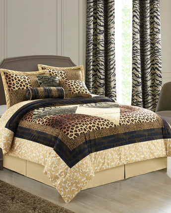 Tucson Animal Print 9 Piece Comforter Set