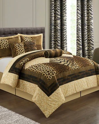 Tucson Animal Print 9 Piece Comforter Set