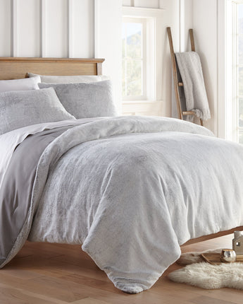 Vanessa Faux Fur Fluffy Soft 3-Piece Comforter Set