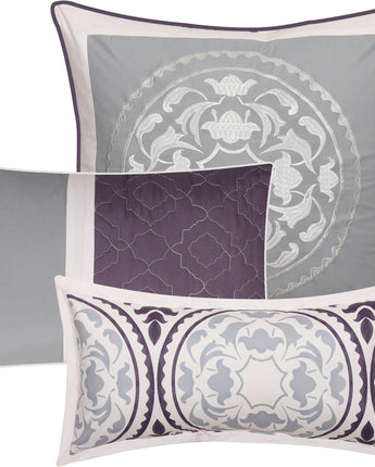 Camila 7-Piece Geometric Comforter Set