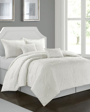 Daphne Clip Polka Dot 6-Piece Comforter Set