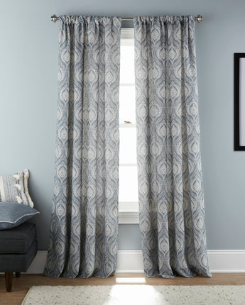 Evelynn Semi-Sheer Rod Pocket Single Curtain Panel