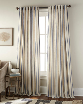 Konner Room Darkening Back Tabs Curtain Panels Striped