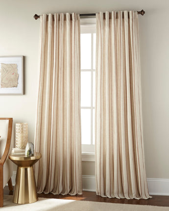 Konner Room Darkening Back Tabs Curtain Panels Striped