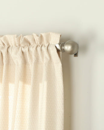 Lada Light Filtering Rod Pocket Curtain Panel Set, Beige