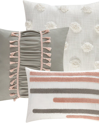 Ayla Striped 10 Piece Bed-In-A-Bag