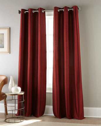 Brooke Solid Room Blackout Thermal Grommet Curtains (Set of 2)