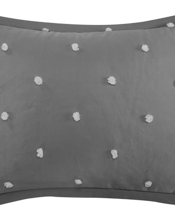 Daphne Clip Polka Dot 3-Piece Comforter Set, Twin/Twin XL
