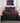 Earline 7-Piece Comforter Set, Black/Red, Geometric