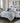 Elisia Leaves 7-Piece Comforter Set, Navy