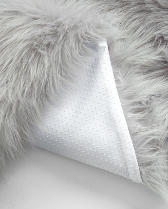 Enrica Sheepskin Faux Fur Shaggy Area Rug, Indoors, 30" x 46"