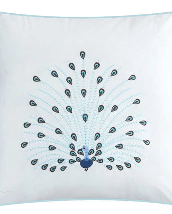 Erasmus 7-Piece Comforter Set, White, Solid Color