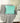 Flafia Faux Fur Fluffy Throw Pillow Covers, Mint Green, 16 x 16", Set of 2