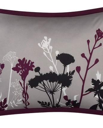 Focus 7-Piece Comforter Set, Purple, Leaves