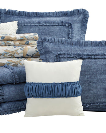 Francis 10 Piece Denim Bed-In-A-Bag