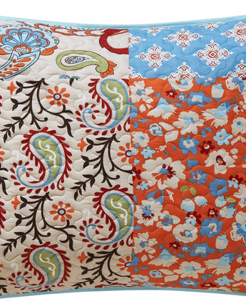 Gabriella 3-Piece Quilt Set, Multi-Color, Floral,Patchwork