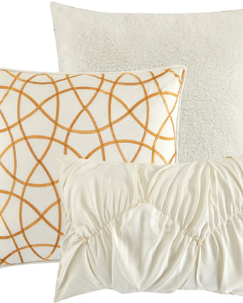 Istana Pintuck 7 Piece Comforter Set