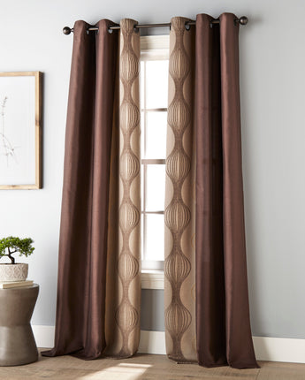 Kath Light Filtering Grommet Curtains Set of 2