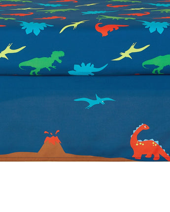 Kingdom of Dinosaur 3 Piece Baby Nursery Crib Bedding Set, Multi-Color, 33 x 42, Animal Print