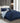 Loren 7-Piece Reversible Comforter Set, Navy, Solid Color