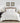 Mansfield 3 Piece Comforter Set, White, Marble