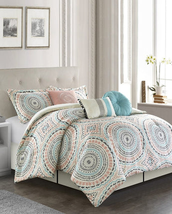 Nason 7-Piece Comforter Set, Multicolor