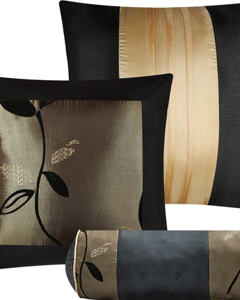 Passion 7 Piece Leaves Comforter Set