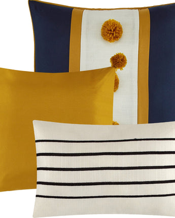 Sariyah Striped 14 Piece Bed-In-A-Bag