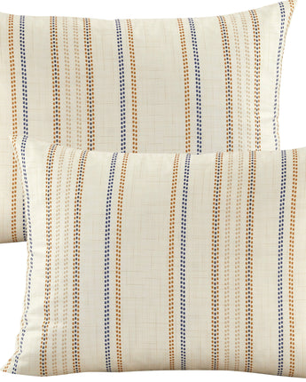 Tripoly 4 Piece Flat Sheet Set Striped, Beige