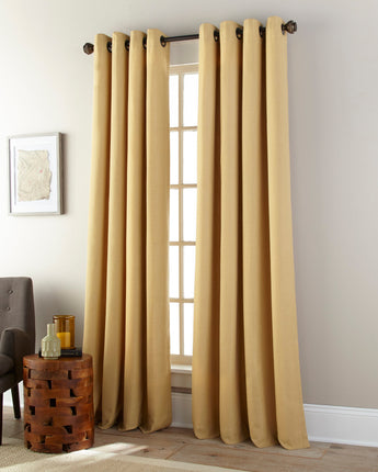 Whinfell Room Darkening Solid Grommet Single Curtain Panel
