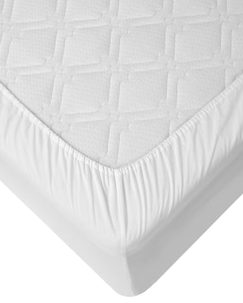 Zenia 4-Piece Flat Sheet Set , White, Solid Color
